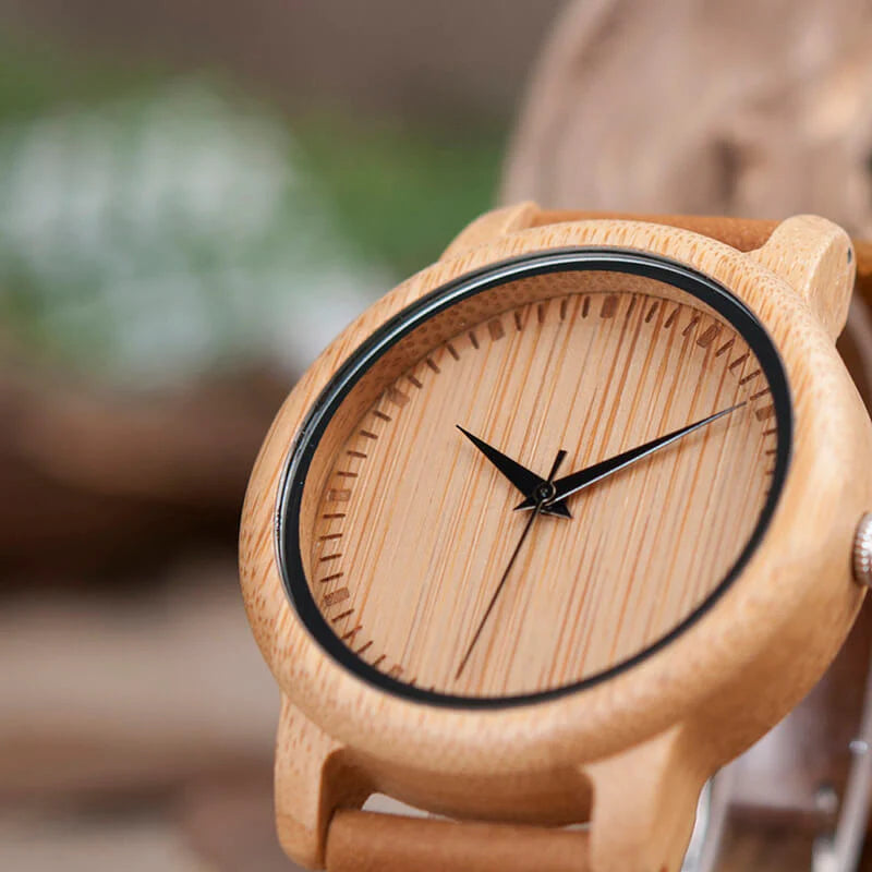 Houten horloge