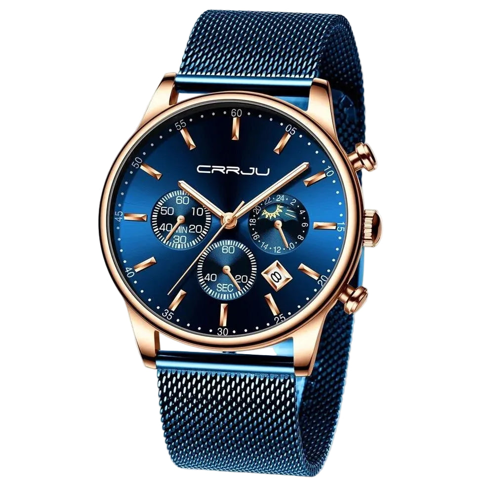Chronograaf Mesh Belt Herenhorloge