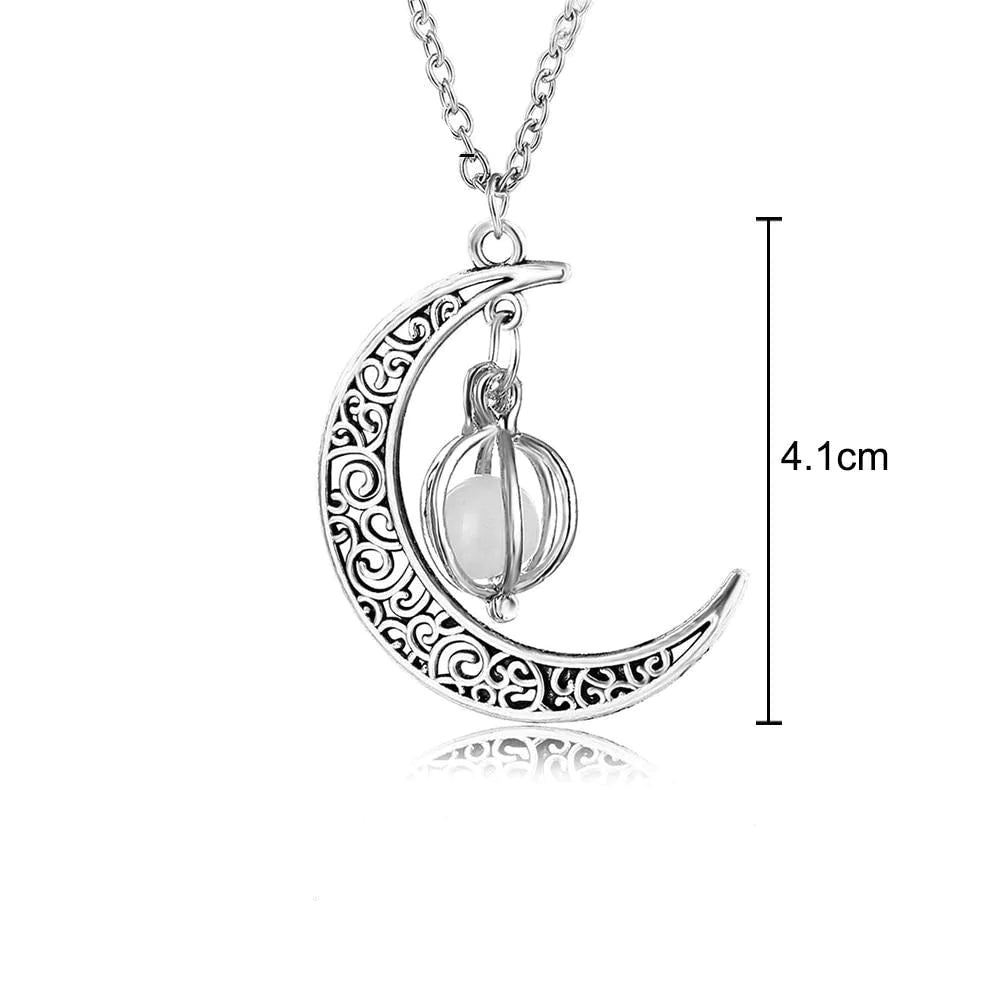 Crescent moon gloeiketting