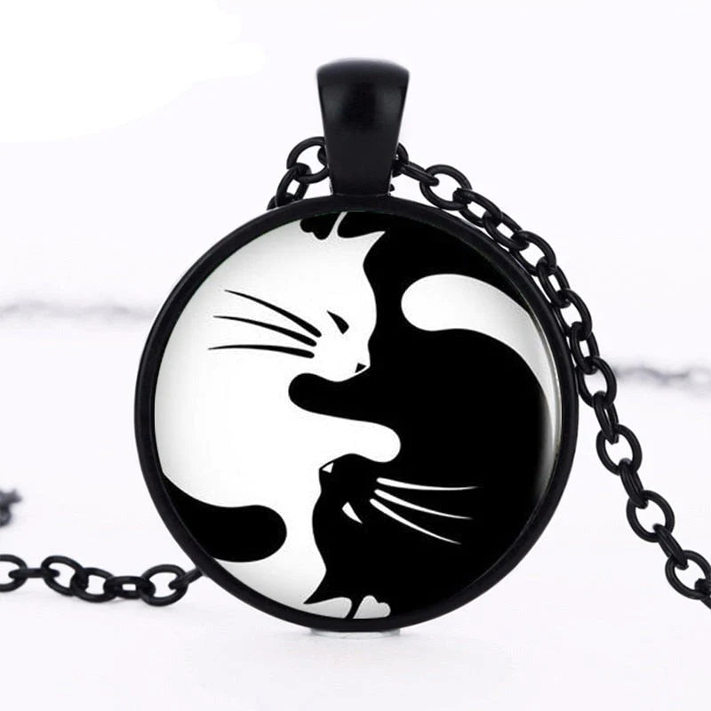 Kat Yingyang Ketting