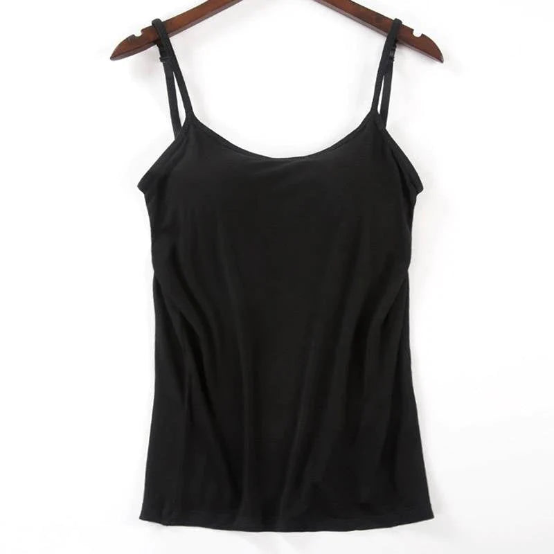 Dames Gevoerde Cami Tank Tops