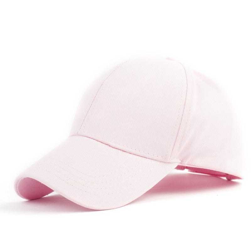 Rommelige Bun Baseball Cap