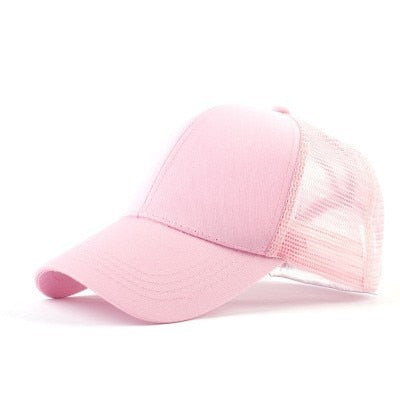 Rommelige Bun Baseball Cap