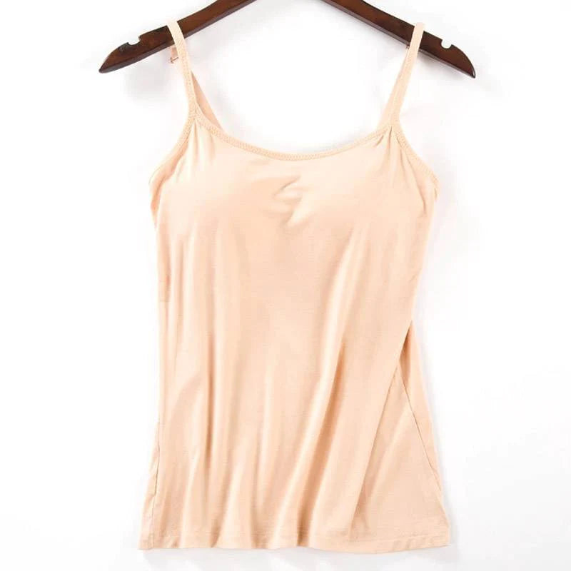 Dames Gevoerde Cami Tank Tops