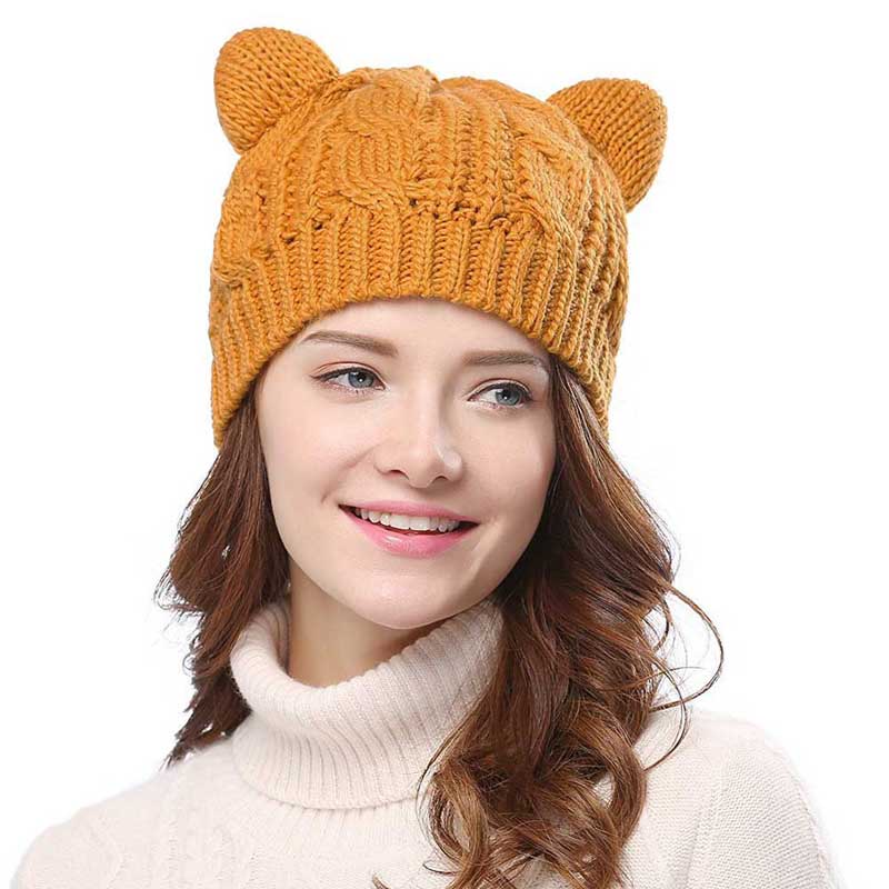 Kattenoor muts