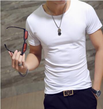 Heren overhemd met ronde hals