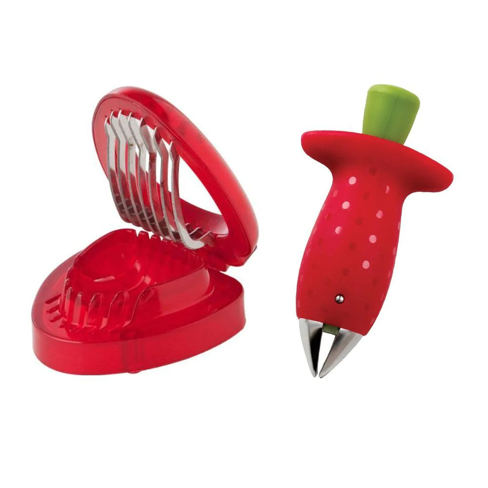 Set fruitpulpjes en -snijders