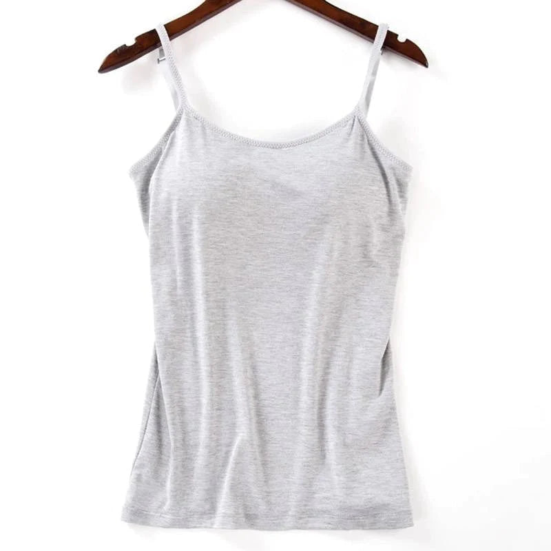 Dames Gevoerde Cami Tank Tops