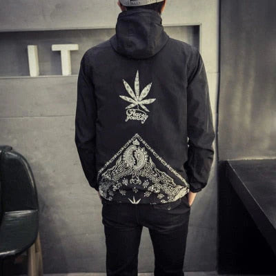 Hooded Windbreaker Jas