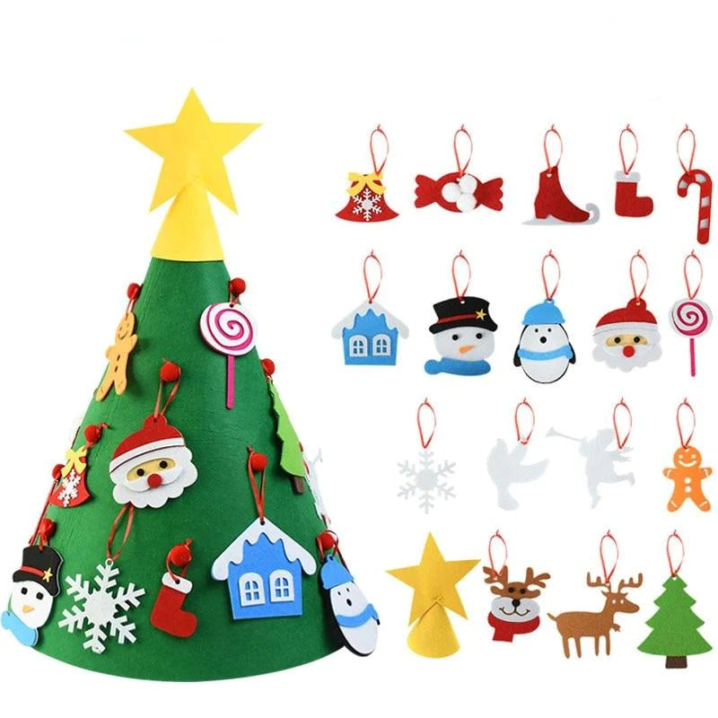 Vilten kerstboom (beste cadeau voor kinderen)