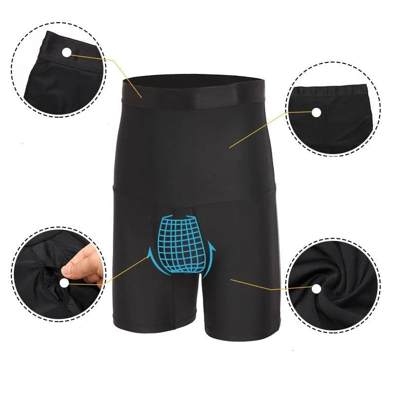 Heren Compressie Gordel Shorts