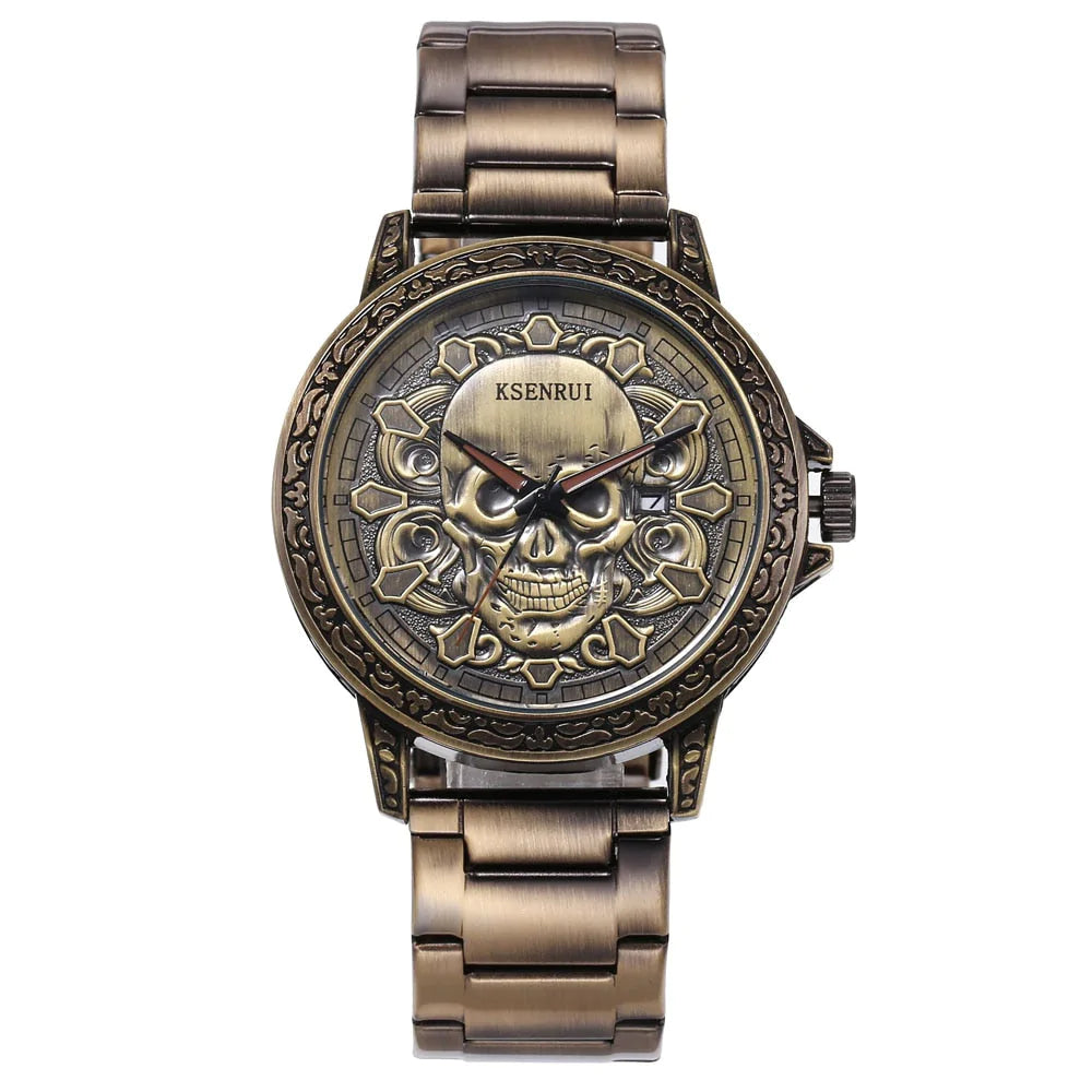 Schedel Gezicht Horloge