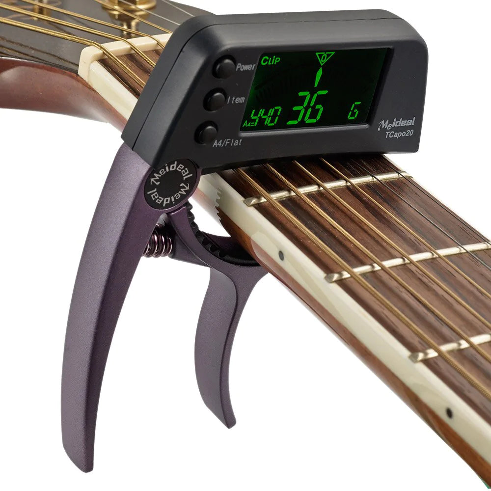 2-in-1 Gitaar Capo & Tuner