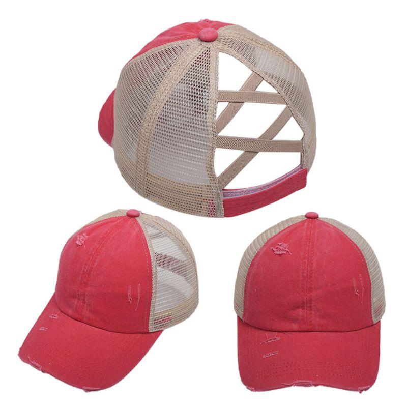 Criss Cross Paardestaart Cap