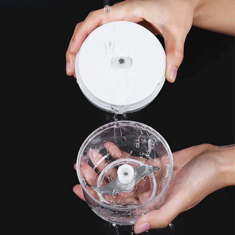 Elektrische chopper - Snel en fijn gesneden