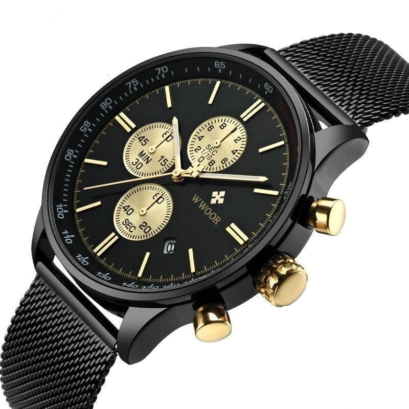 Ultra-dun Chronograaf Polshorloge