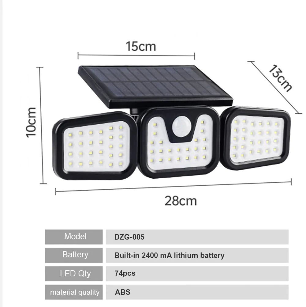Waterdicht Zonnevloed Openlucht Licht