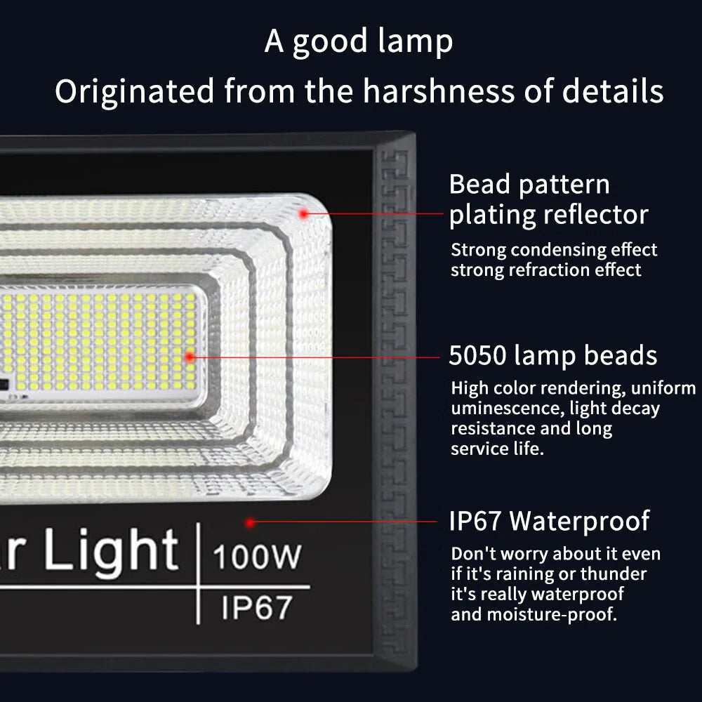 Waterdicht Zonnevloed Openlucht Licht