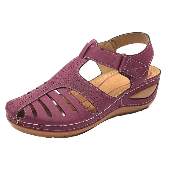 Lederen Retro Ondersteunende Sandalen