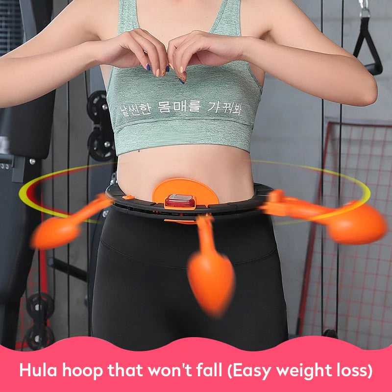 Exercising Hoola Hoop