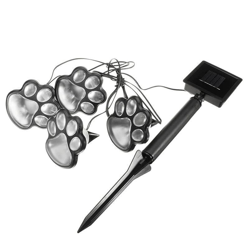 Paw Print Lampjes op zonne-energie
