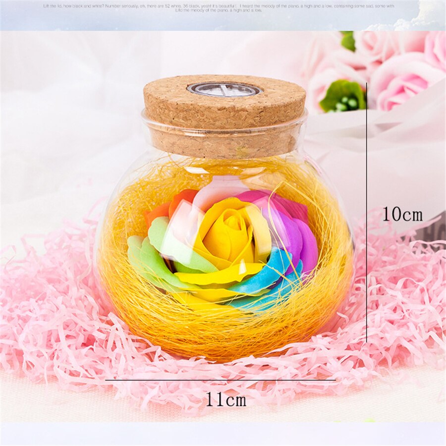 Bloom - LED Roos Fles Lamp