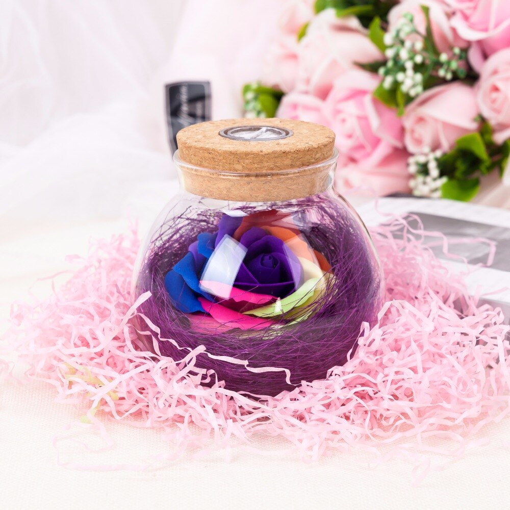 Bloom - LED Roos Fles Lamp