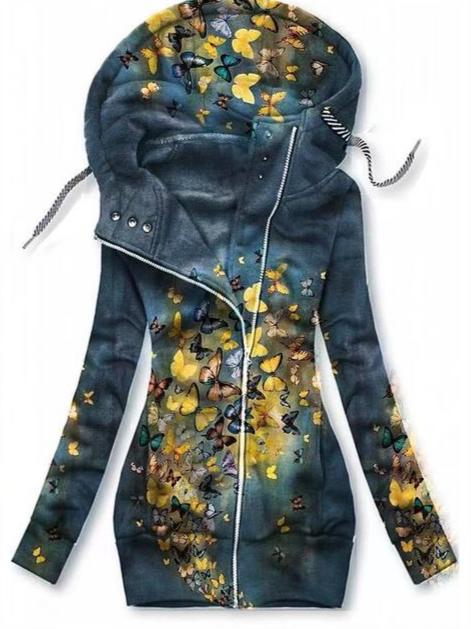 Women's Vlinder Kunst Vest Sweatshirt