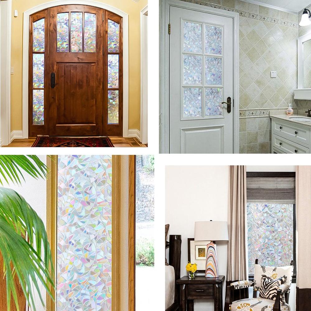 3D Regenboog Glas Folie