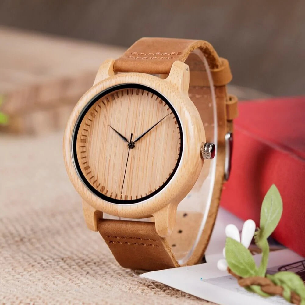 Houten horloge