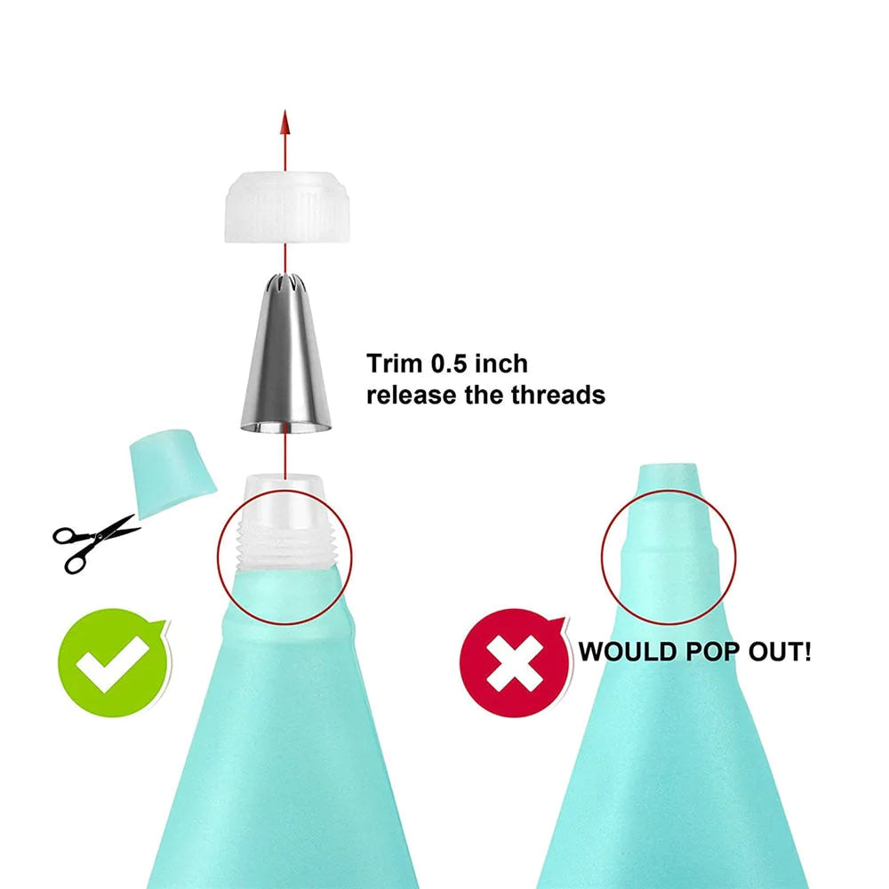 Taart Versiering Spuitmond Set