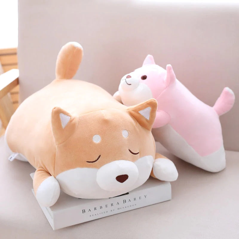 Shiba Inu Cartoon Pillow