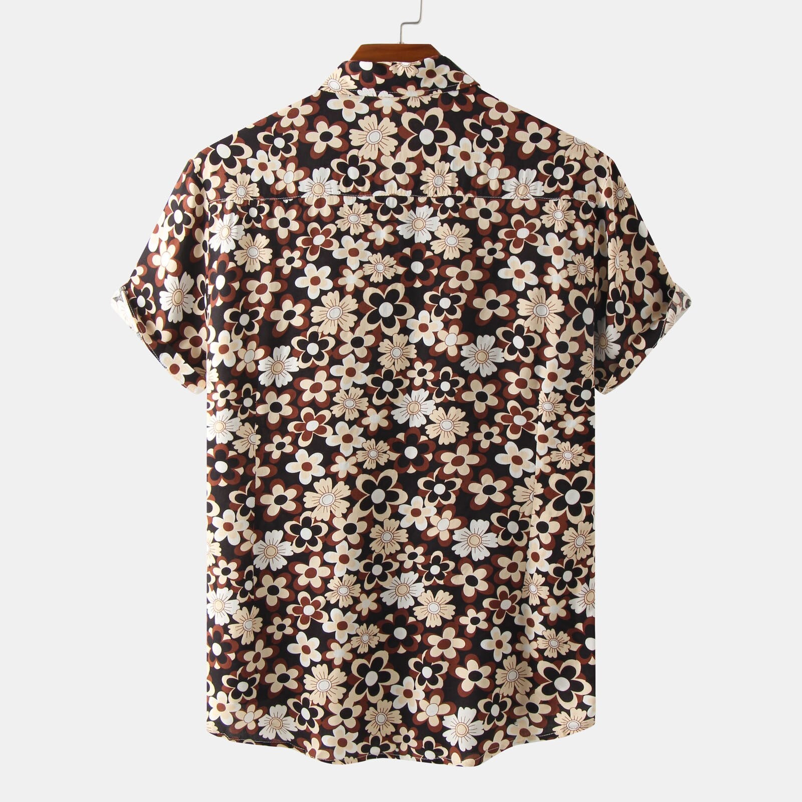 Herenkraag Floral Shirt