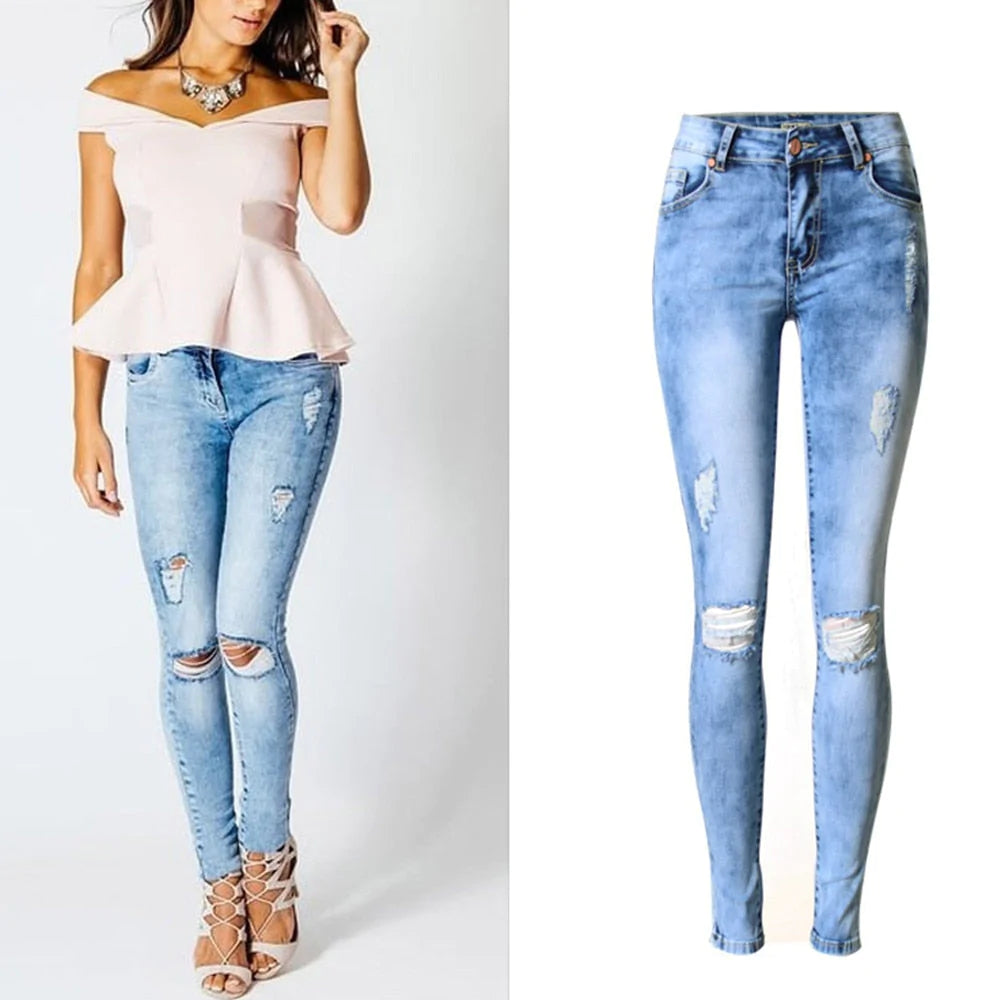 Vrouw Skinny Jeans