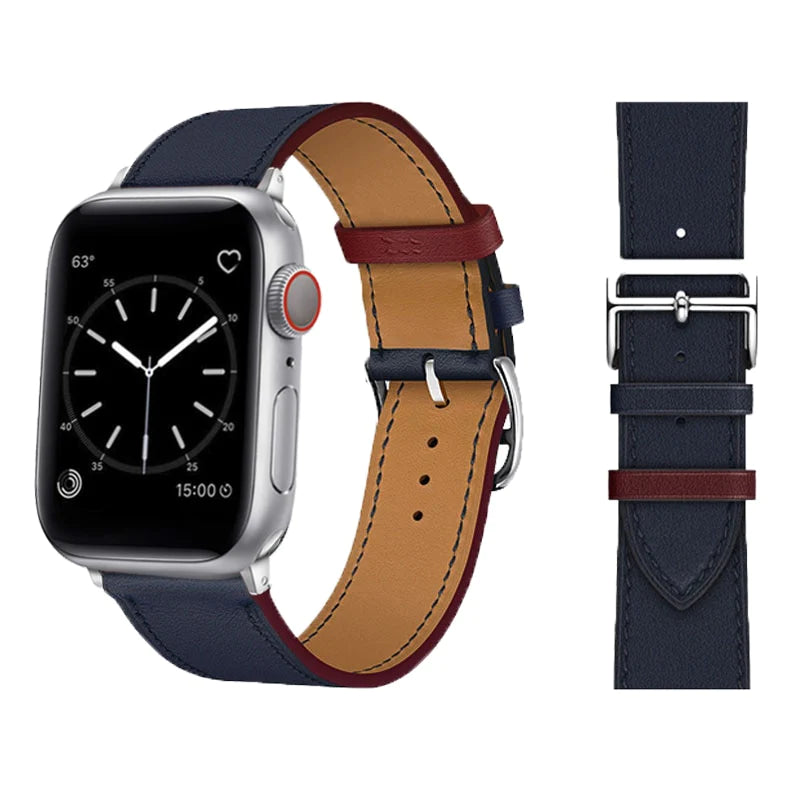 Apple Watch-riem van synthetisch leer