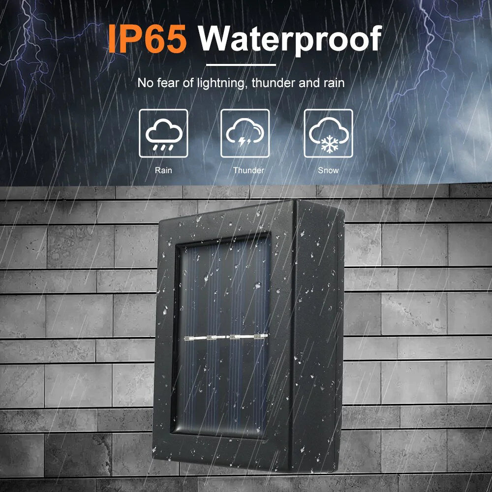 Zonne-aangedreven buiten Patio Wall Light