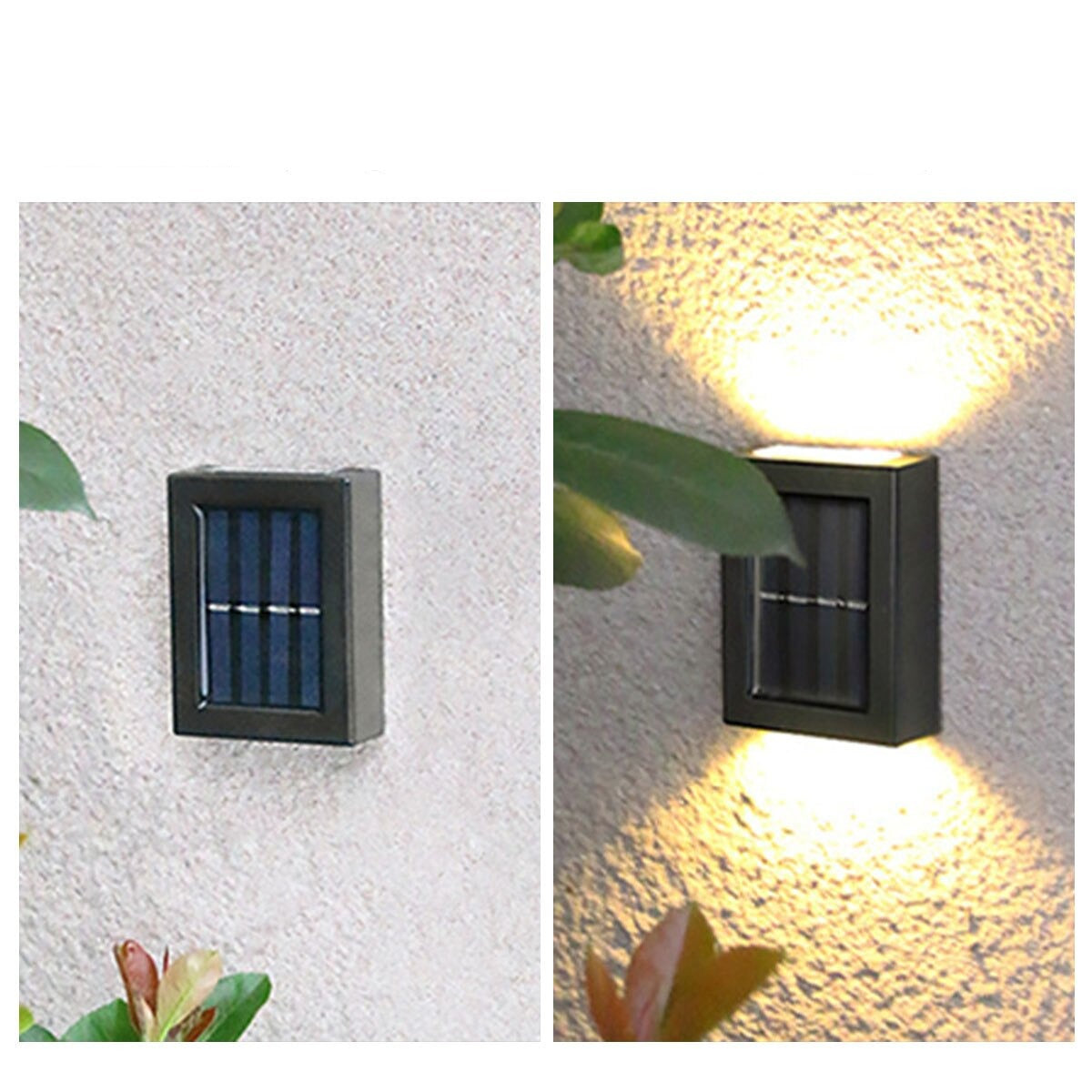 Zonne-aangedreven buiten Patio Wall Light Belleza