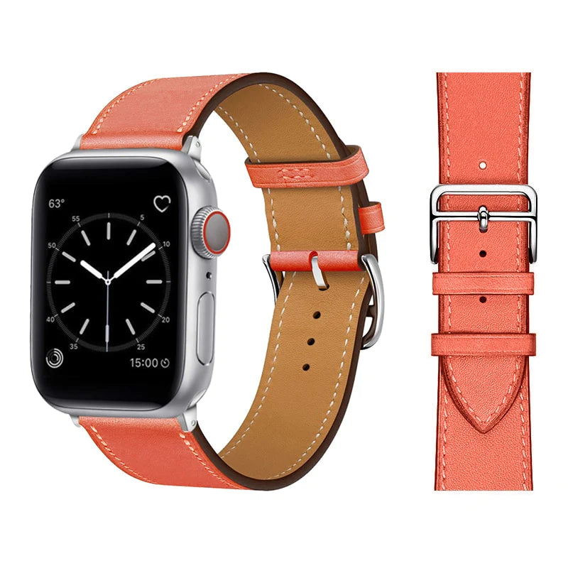 Apple Watch-riem van synthetisch leer