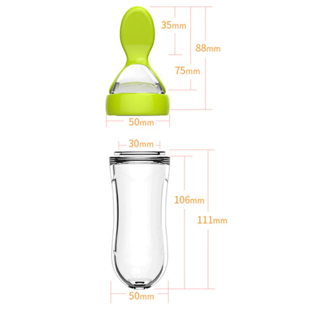 Fleslepel voor babyvoeding