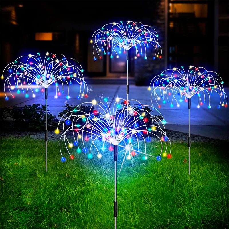Waterdichte Zonne Garden Vuurwerk Lampen