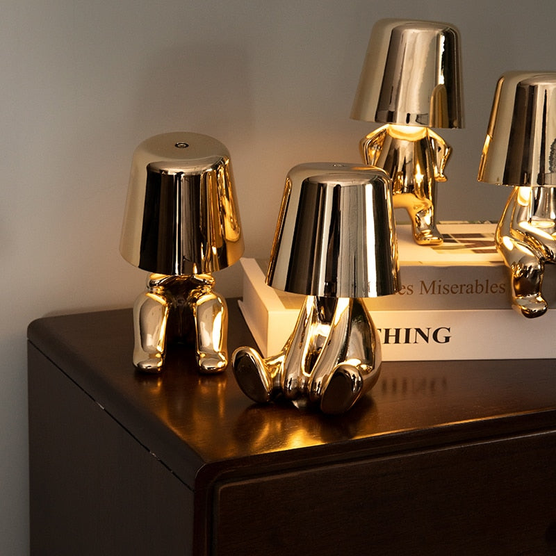 Denker Gouden Man Tafellamp
