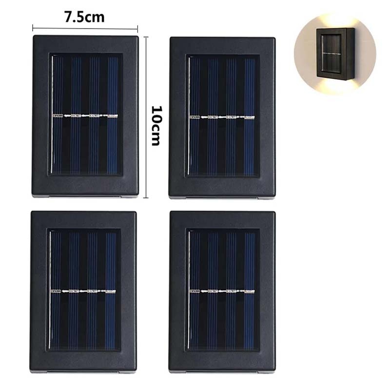 Zonne-aangedreven buiten Patio Wall Light Belleza