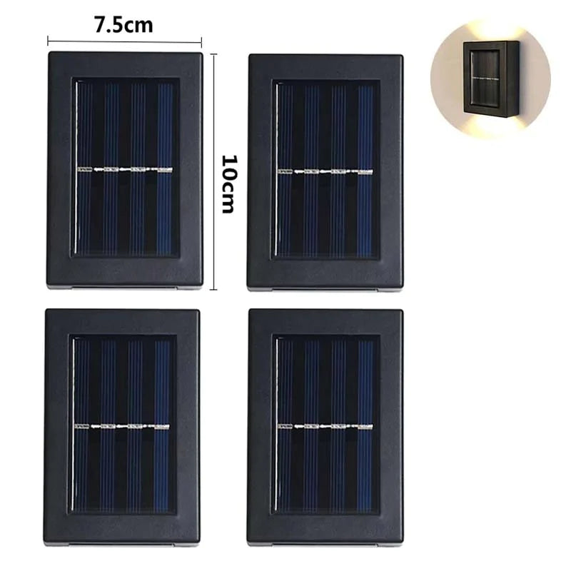 Zonne-aangedreven buiten Patio Wall Light