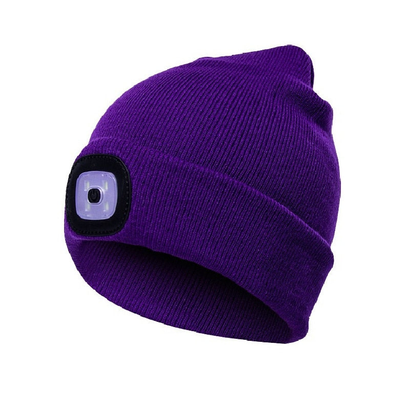 Gebreide LED Beanie