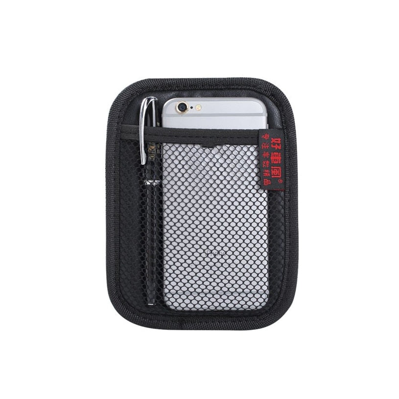 Leder Mesh Auto Organisator