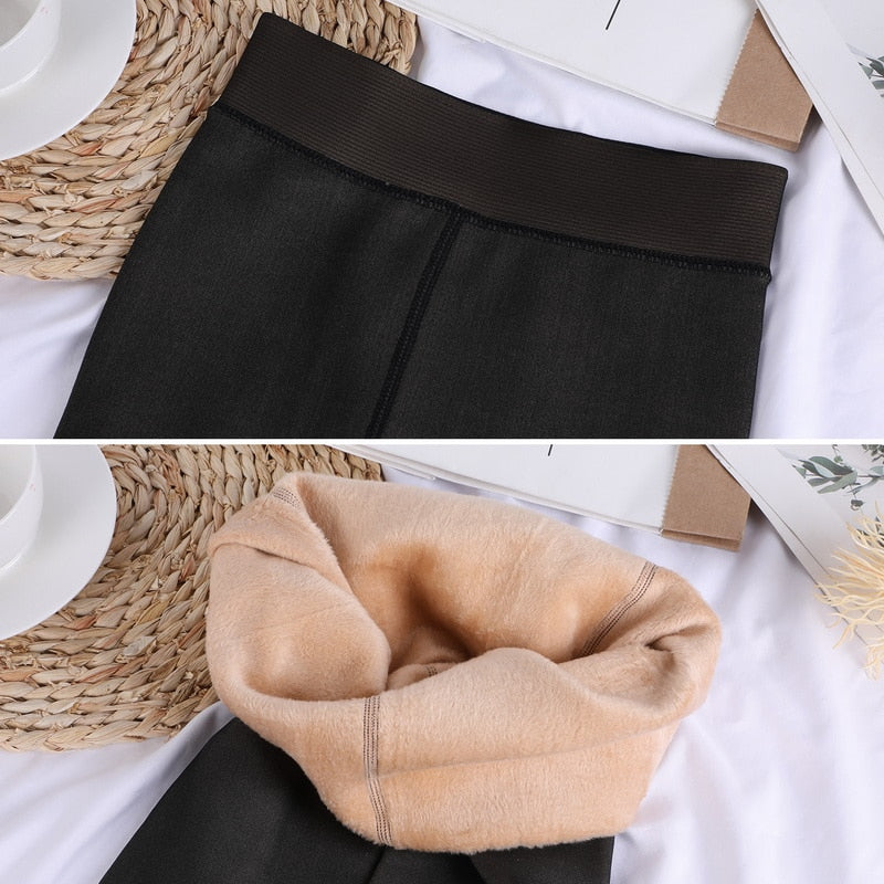 Vrouwen Warme Fleece Panty