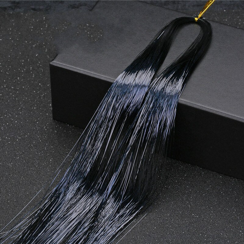 Sparkle Klatergoud Zijden Haarverlenging