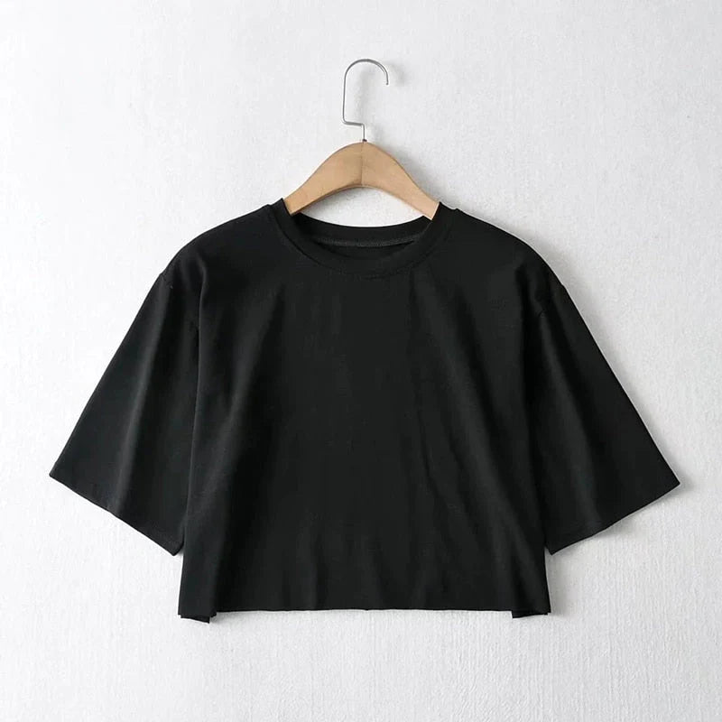 Losse korte top
