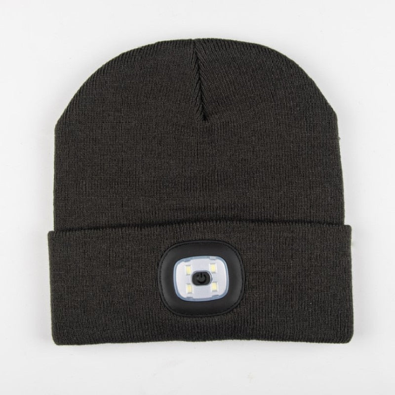 Gebreide LED Beanie