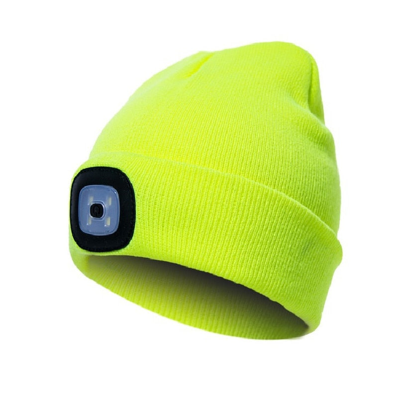 Gebreide LED Beanie